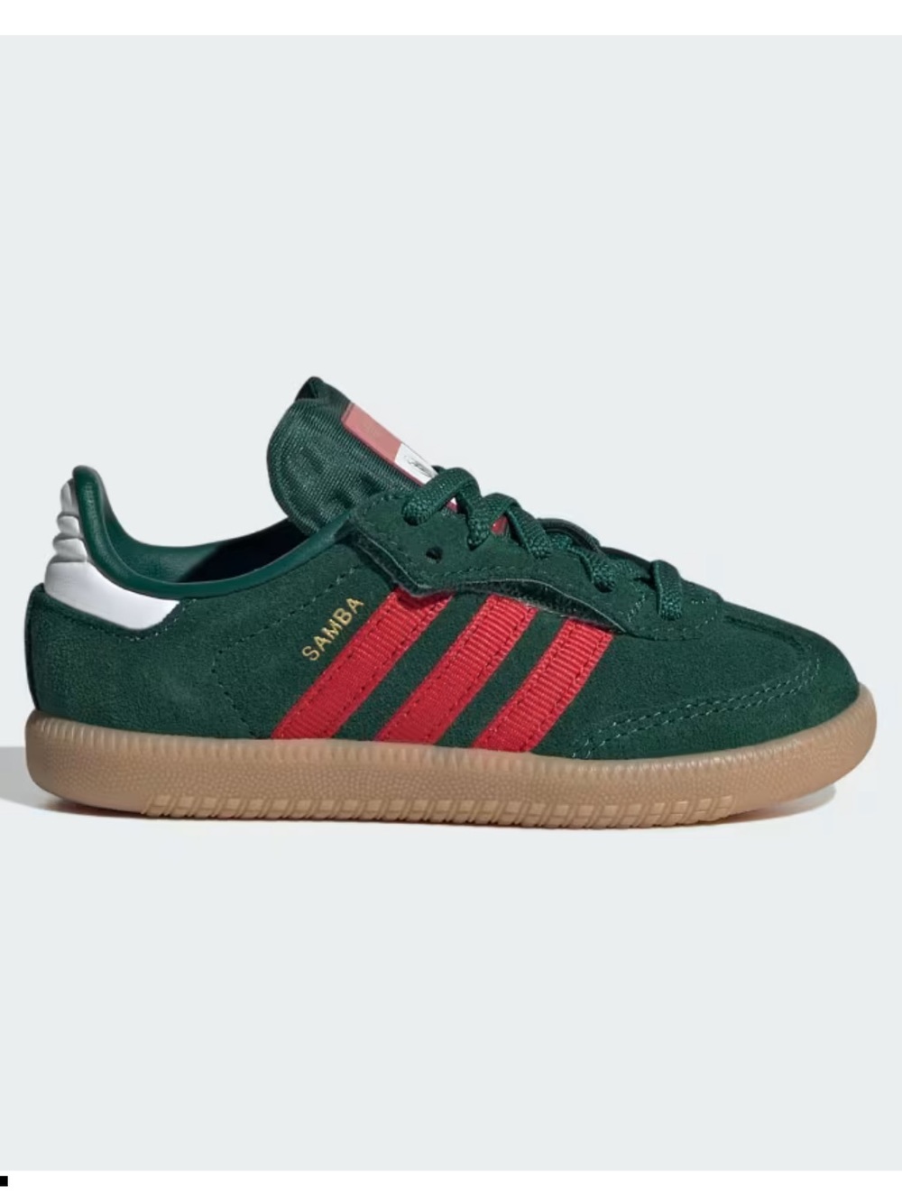 adidas Samba OG Kids Sneakers - Green/Red